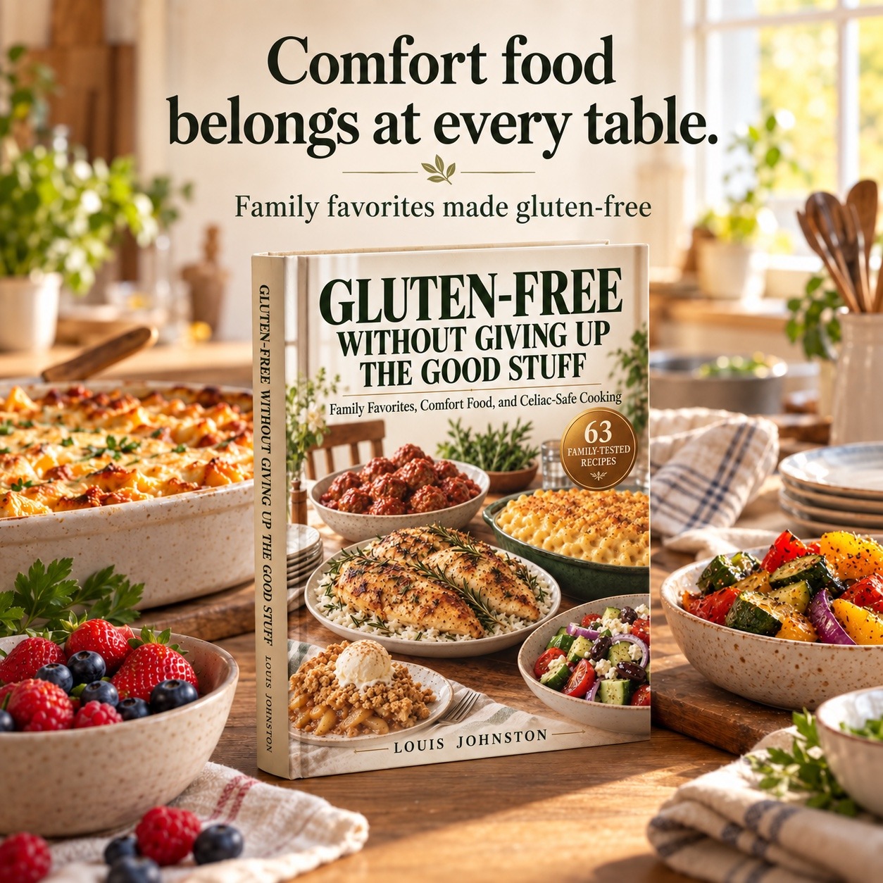 Cover of Gluten-Free Without Giving Up the Good Stuff