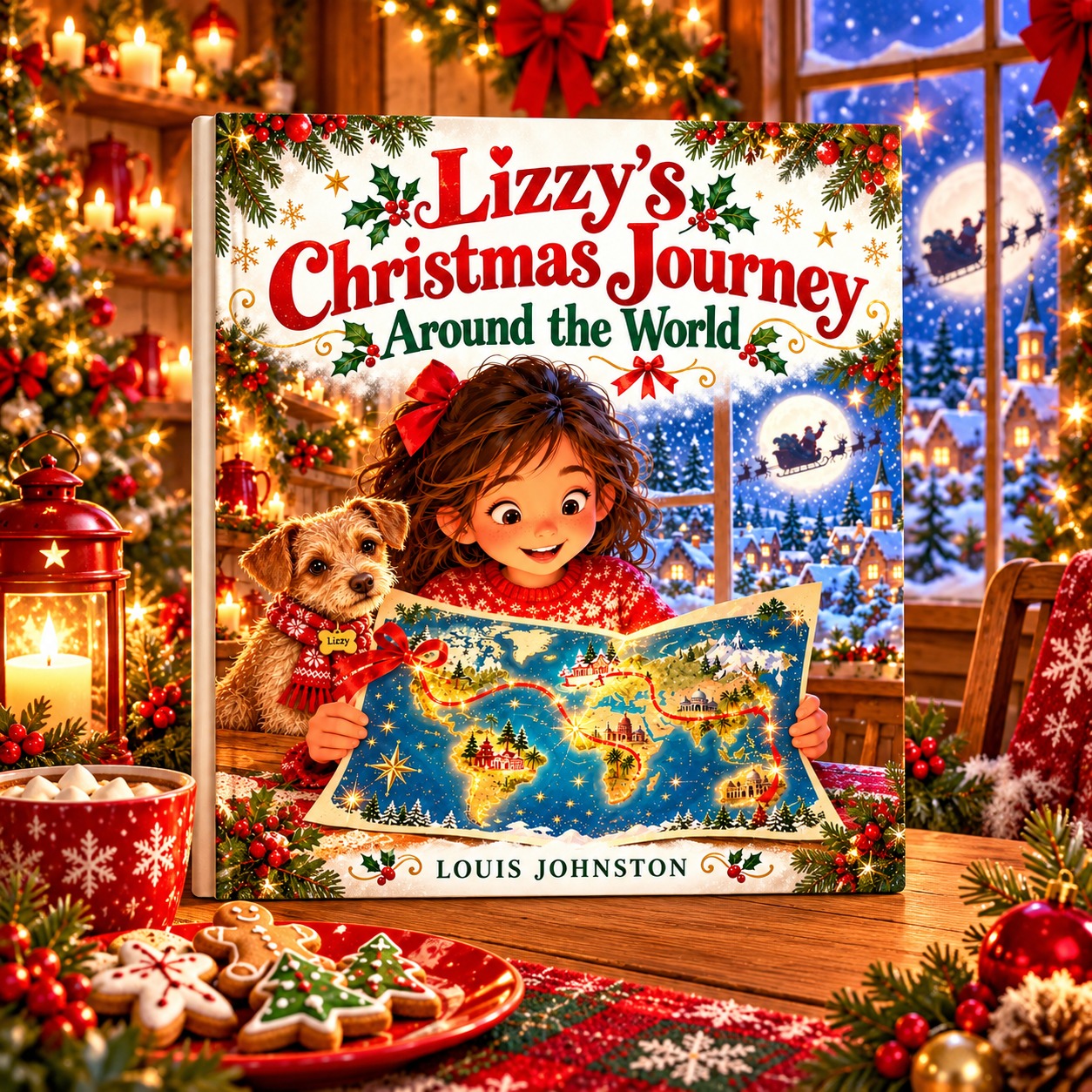 Cover of Lizzy’s Christmas Journey: Around the World